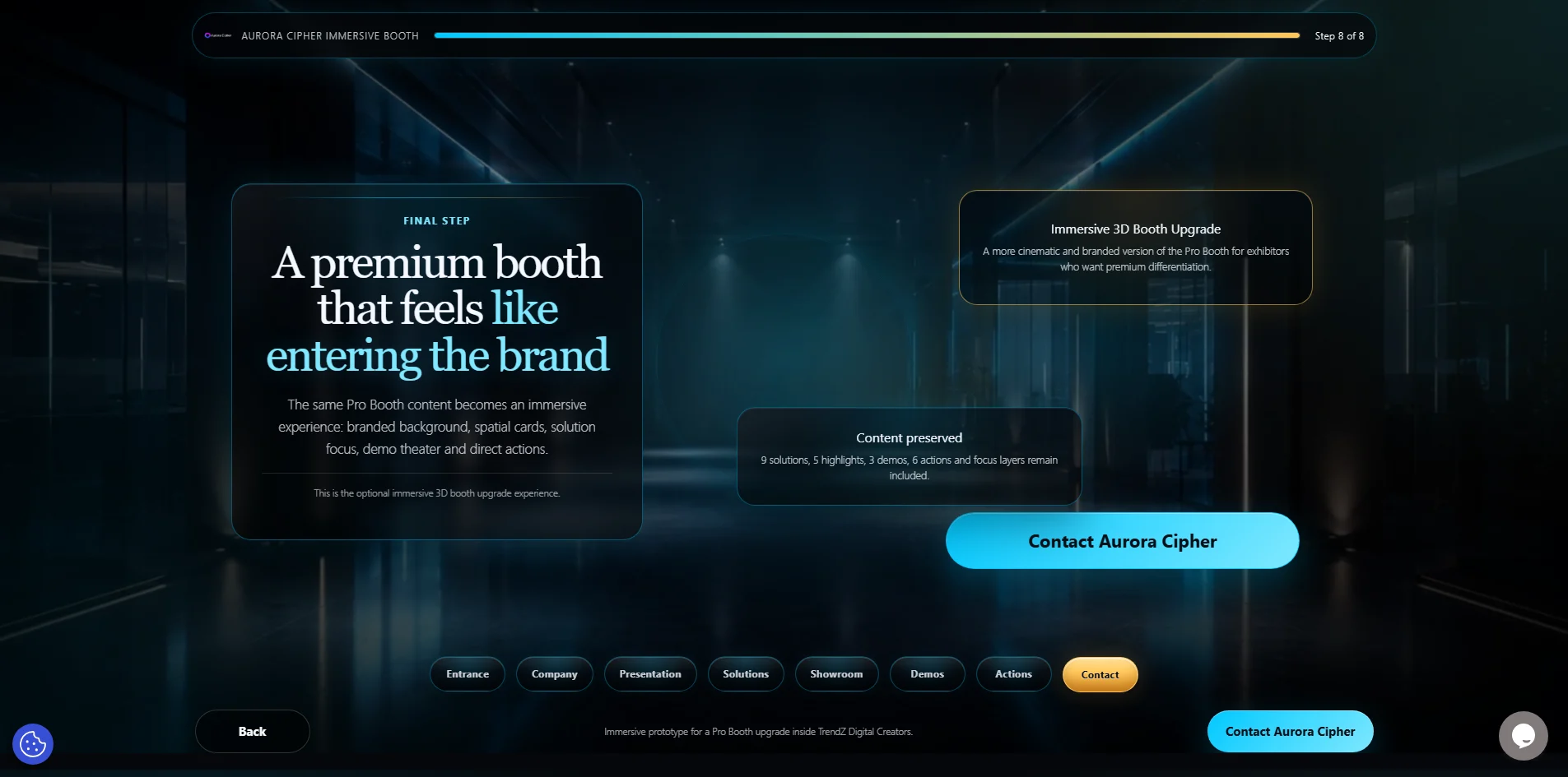 Immersive Premium Booth preview